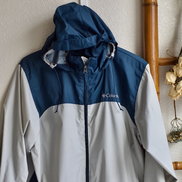 Columbia Men's Hooded Windbreaker M - Picture 2 of 10